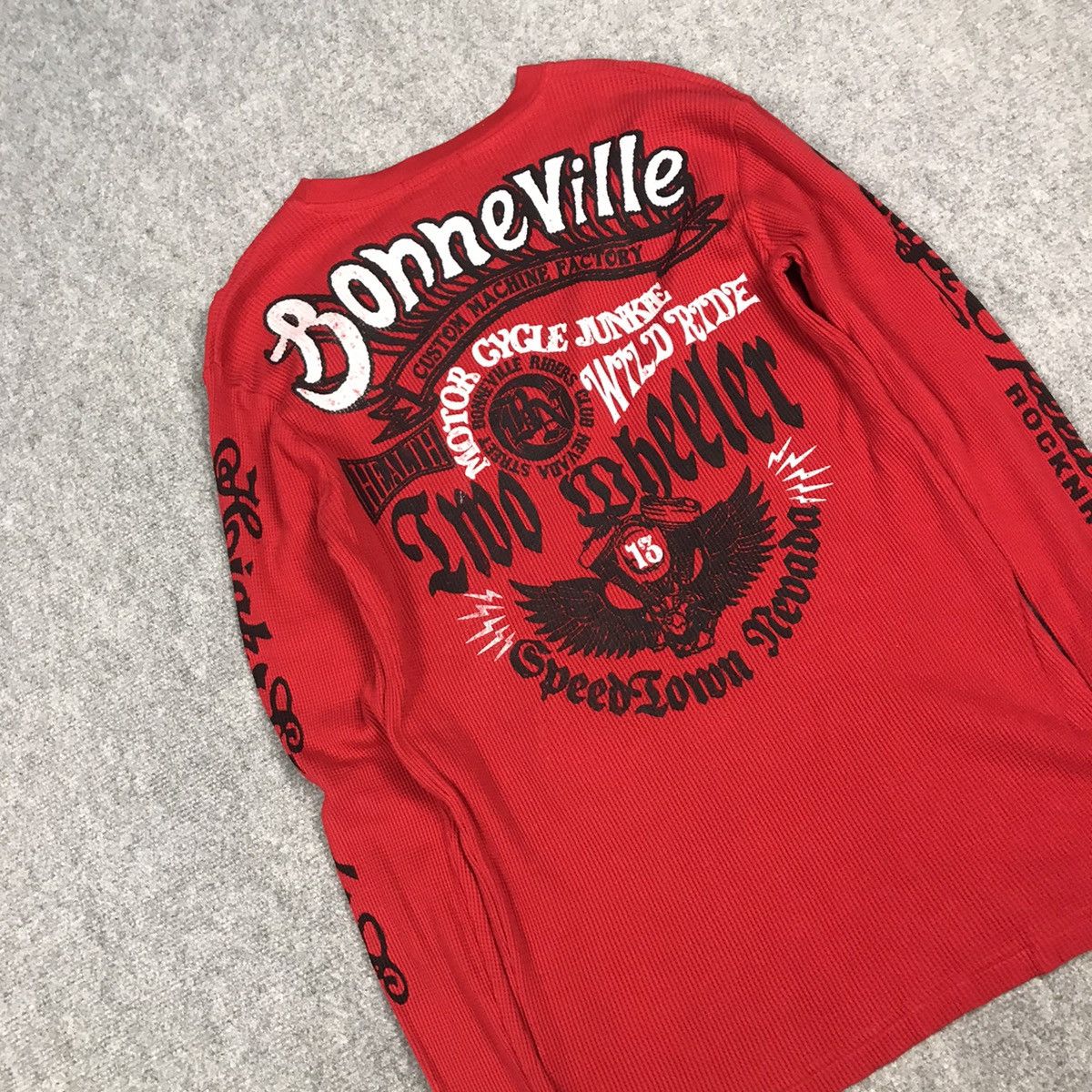 Indian Motorcycle BONNEVILLE MOTORCYCLE LONG SLEEVE SHIRT Size US L / EU 52-54 / 3 - 9 Thumbnail