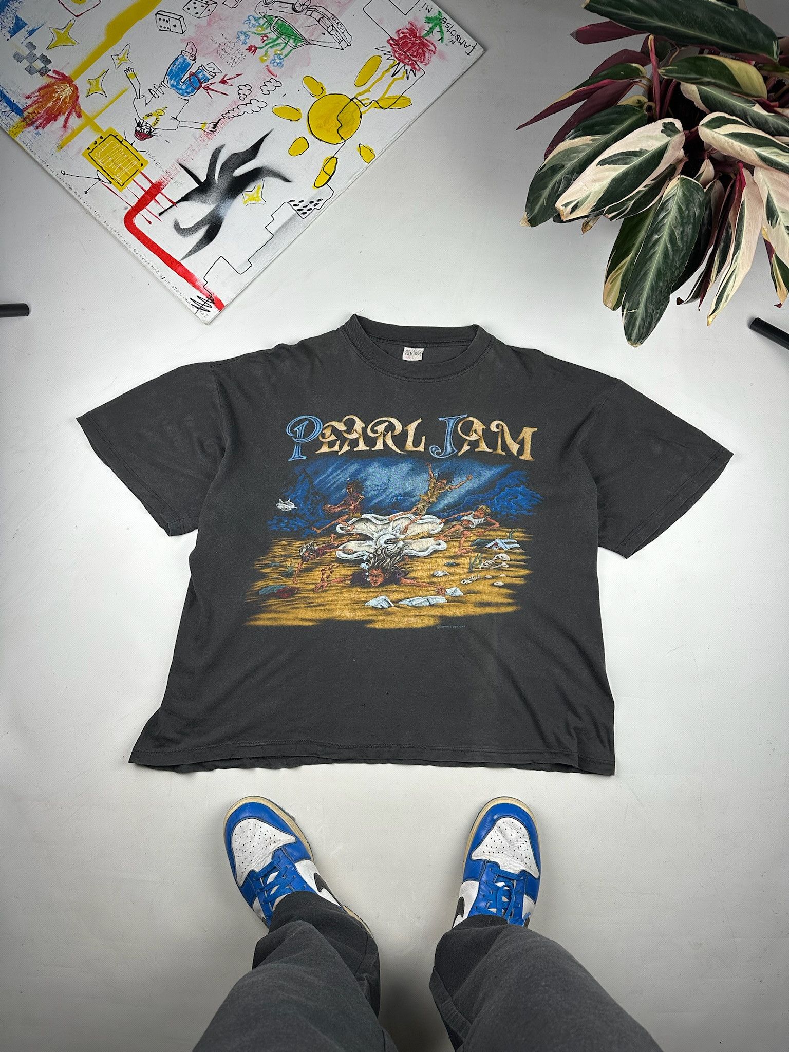 Band Tees 90’s Pearl Jam T-Shirt vintage Size US L / EU 52-54 / 3 - 1 Thumbnail