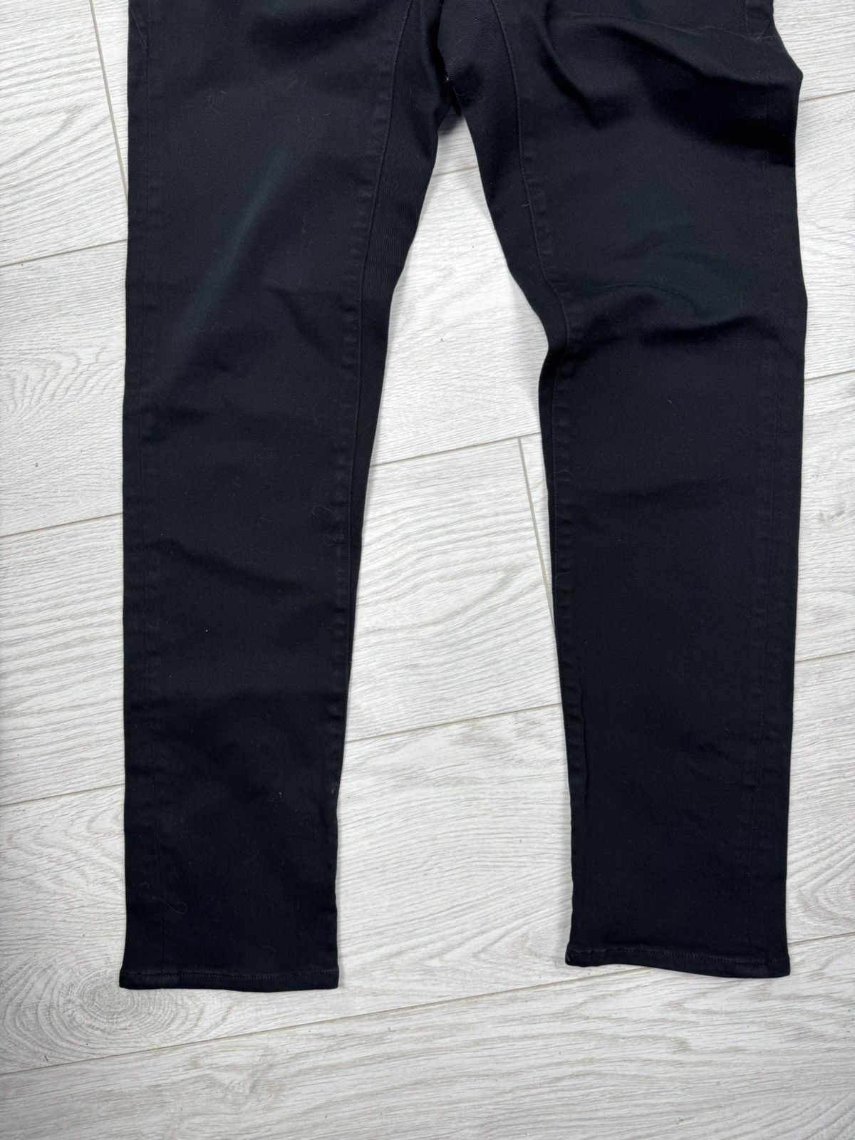 Attachment × Japanese Brand × Kazuyuki Kumagai Attachment Attachment Curve Long Balck Jeans Size US 30 / EU 46 - 3 Thumbnail