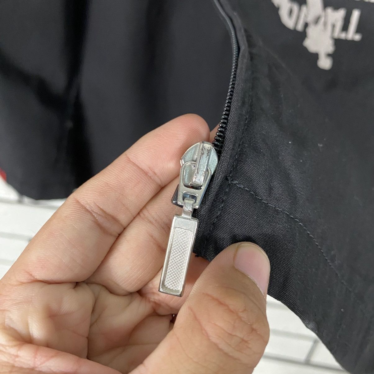 Japanese Brand 📌 Thriller Denim Vintage Bowling Shirt Punk Design Over Size US L / EU 52-54 / 3 - 17 Thumbnail