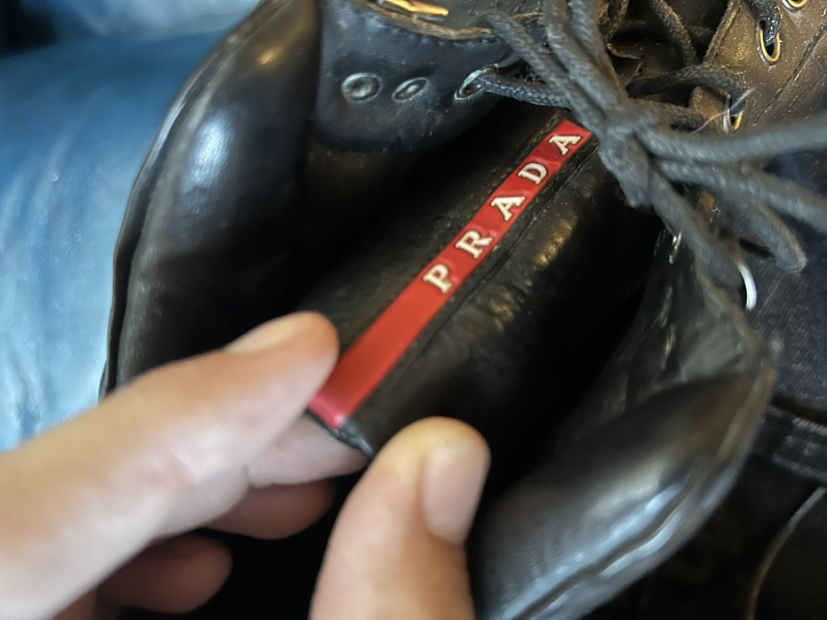 Prada Vintage Prada Leather Shoes Size US 9.5 / EU 42-43 - 2 Thumbnail