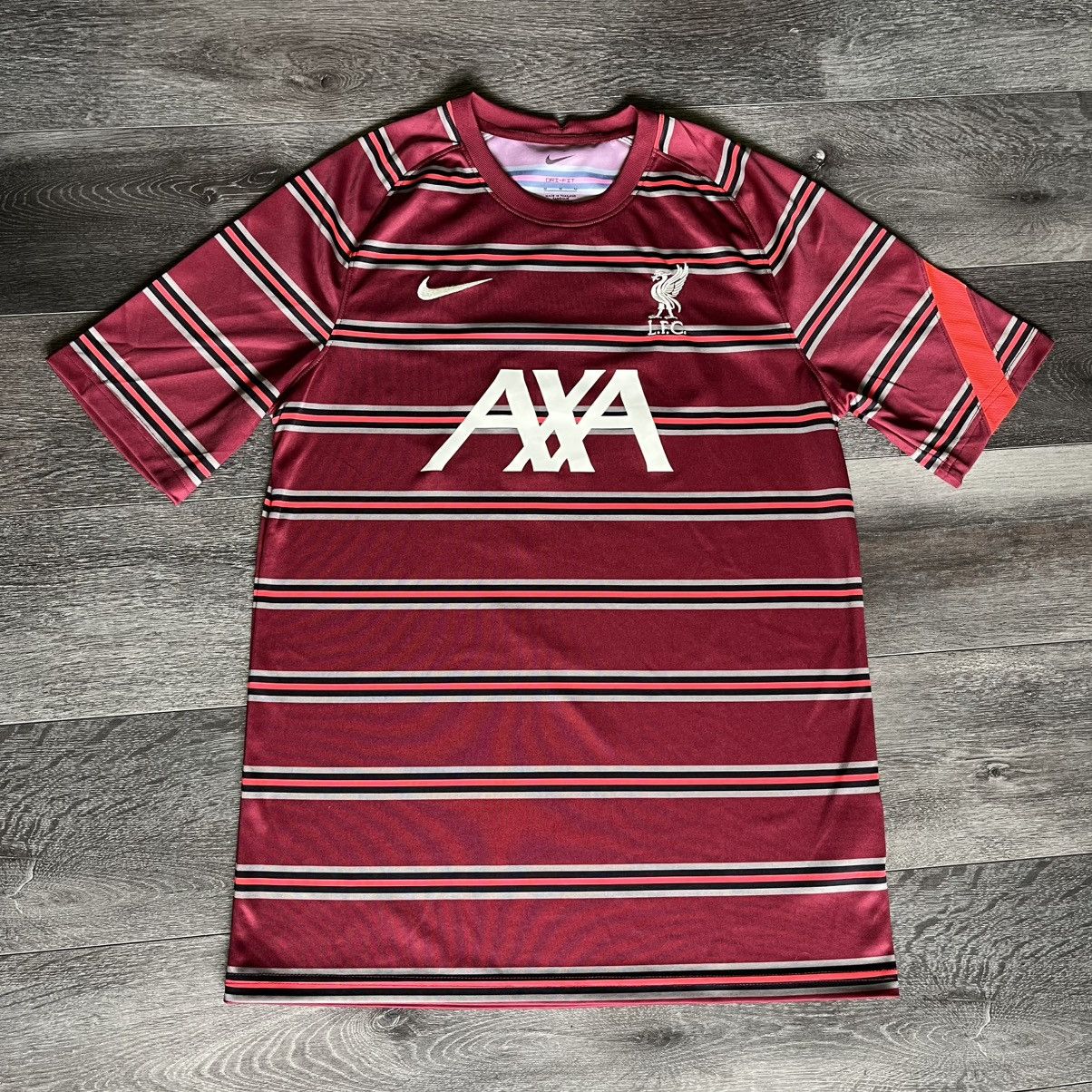Nike × Vintage Nike Liverpool Football Club FC Home Pre Match Soccer Jersey Size US M / EU 48-50 / 2 - 1 Thumbnail