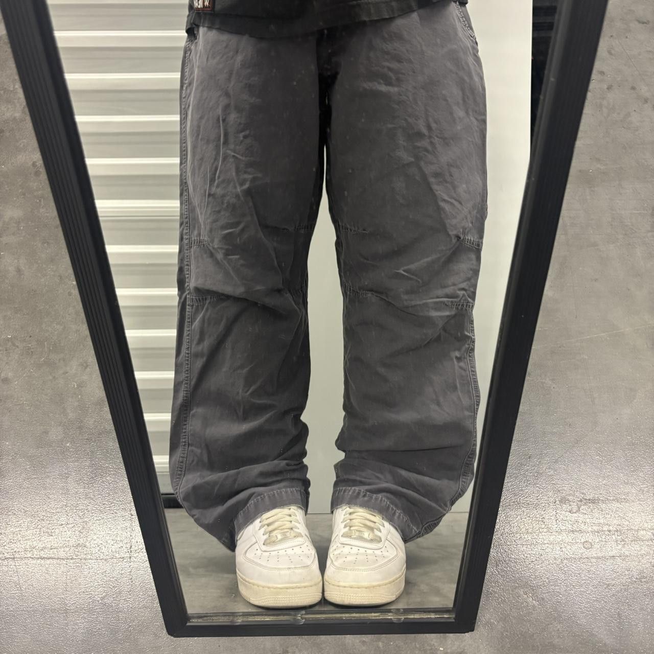 Vintage Crazy Vintage Y2K/2000s Super Baggy Grey Workwear Style Streetwear Pants! Size US 38 / EU 54 - 1 Thumbnail