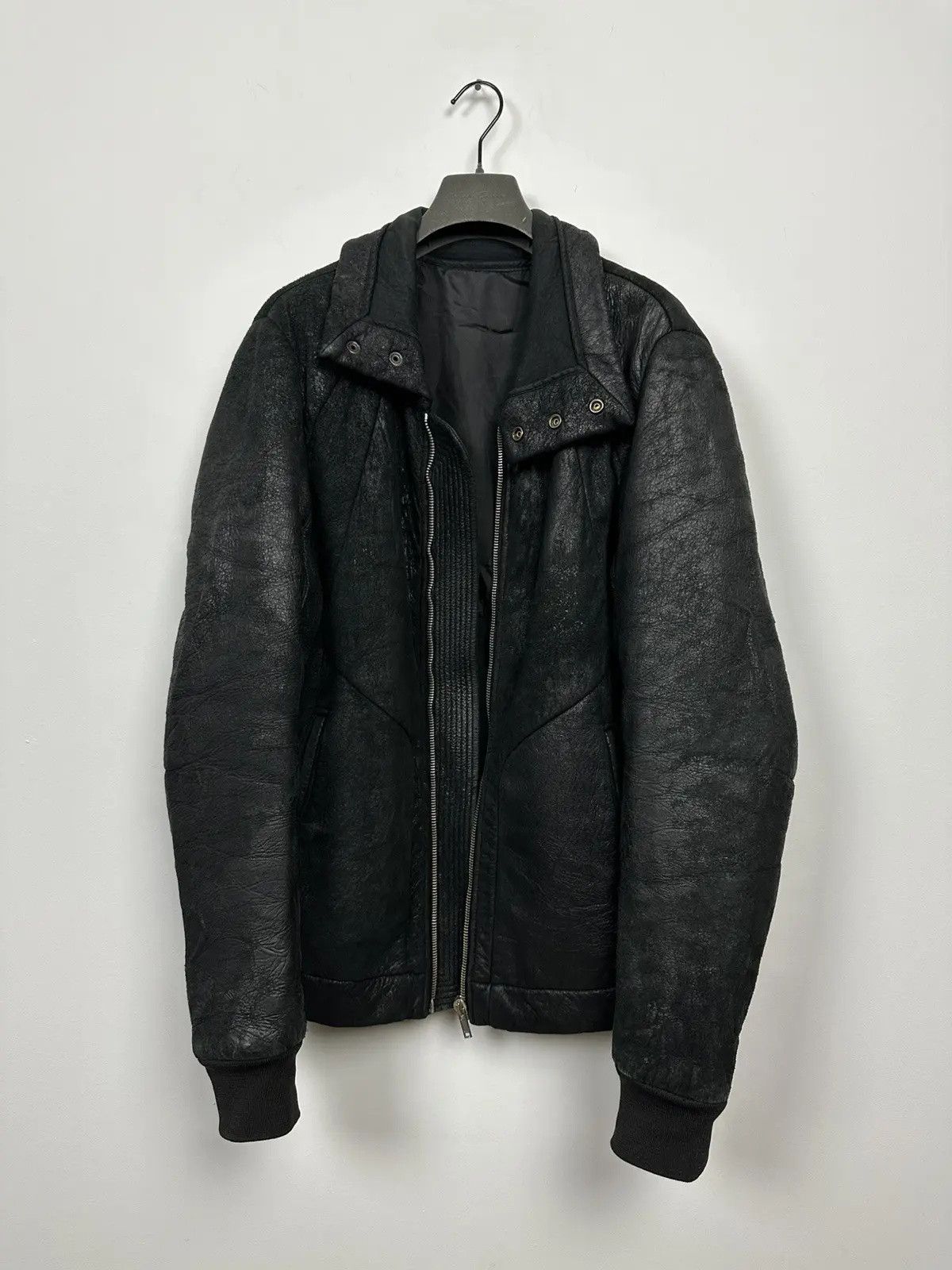 Rick Owens FW08 ‘STAG’ Neoblister Intarsia Jacket Size US XXL / EU 58 / 5 - 5 Thumbnail
