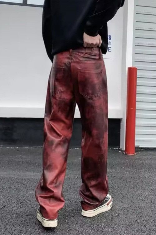 Leather Vibe Casual Straight PU Leather Pant Size US 32 / EU 48 - 2 Thumbnail