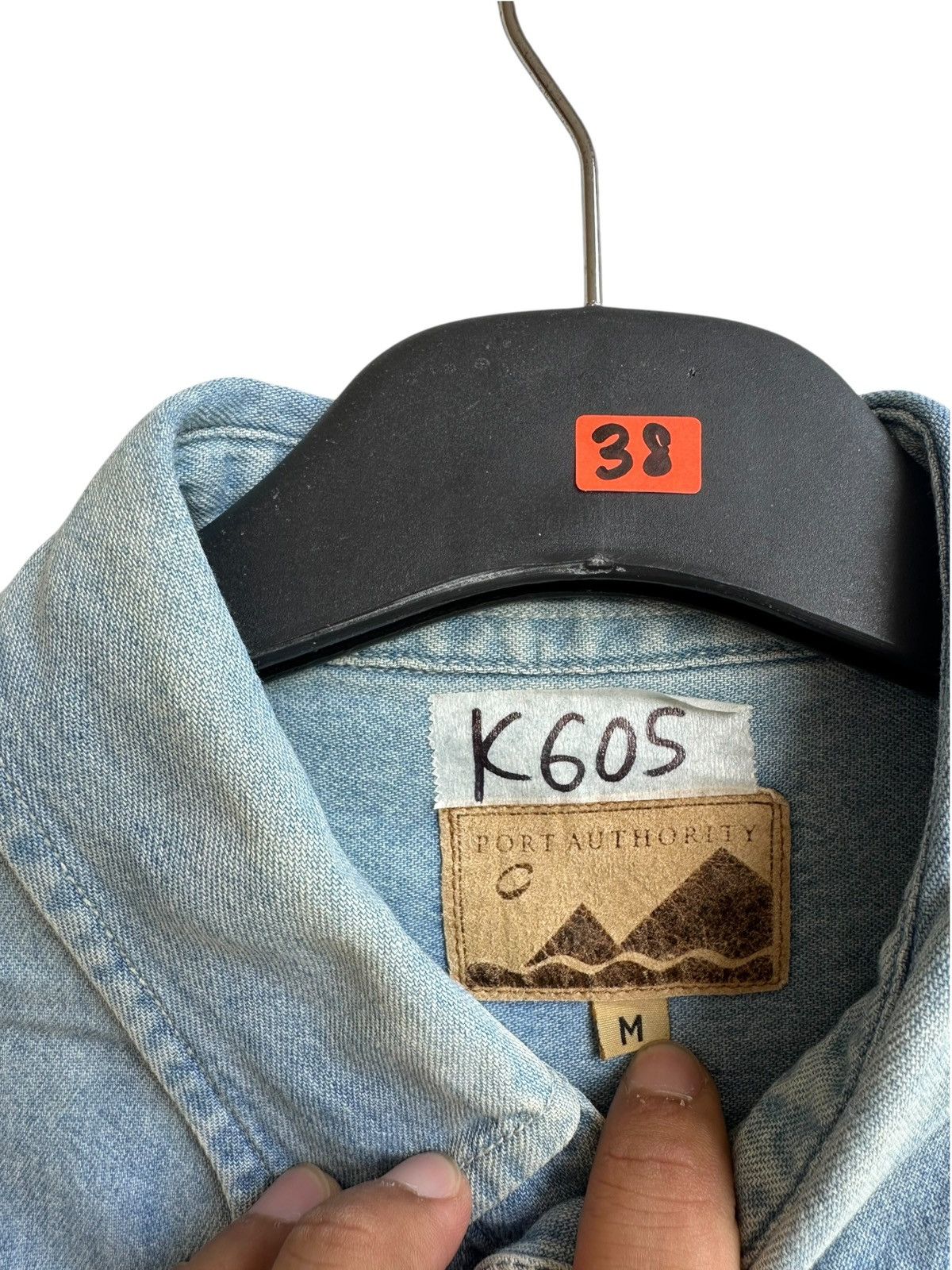 Japanese Brand Vintage HP Computer Chambray Shirt Size US M / EU 48-50 / 2 - 5 Thumbnail