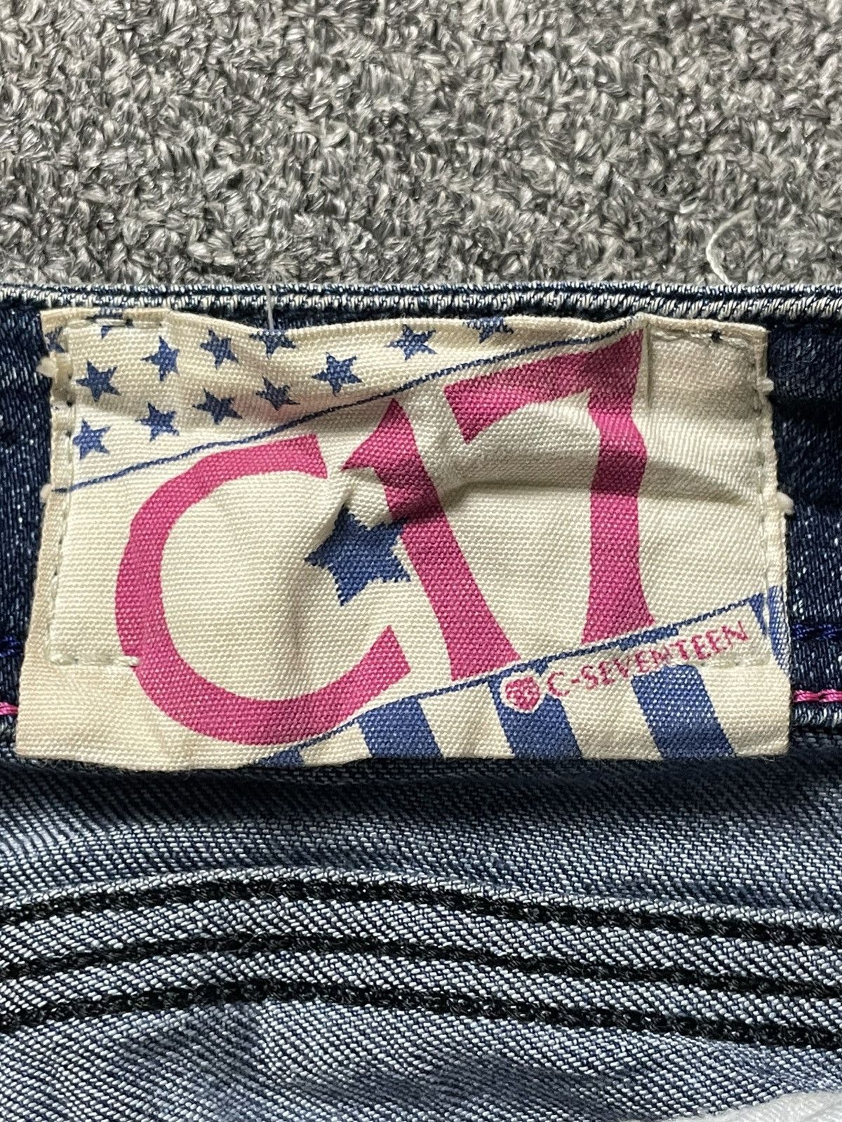 Japanese Brand × Vintage C-Seventeen Distressed Denim Ripped Jeans (104) Size US 27 - 6 Thumbnail
