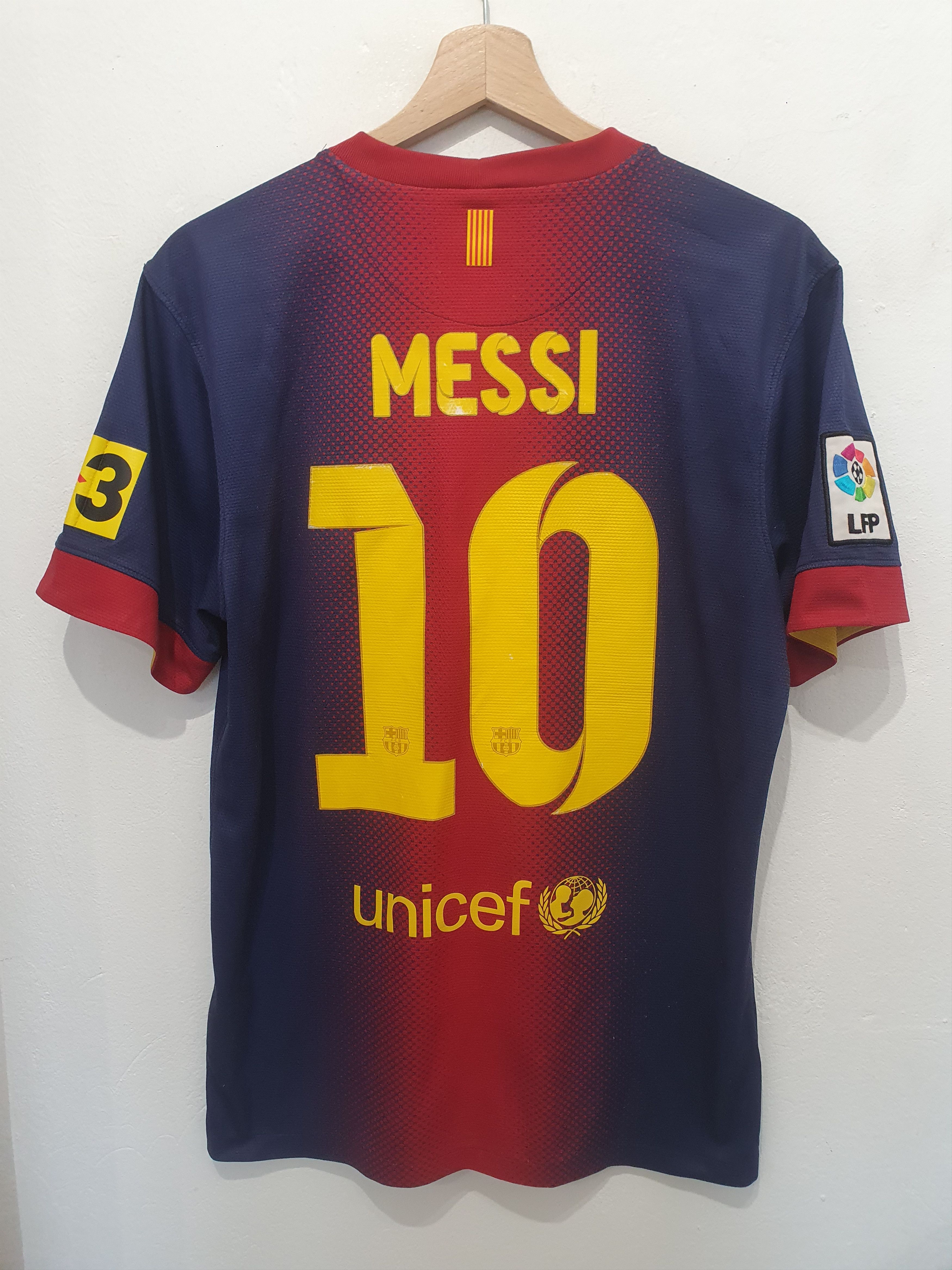 image of F C Barcelona x Jersey Messi Fc Barcelona Nike 2012 Size S Football Shirt Jersey, Men's