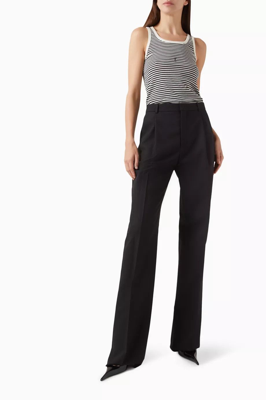 Saint Laurent Paris o1y0126 Casual Pant in Black Size 28" / US 6 / IT 42 - 3 Thumbnail