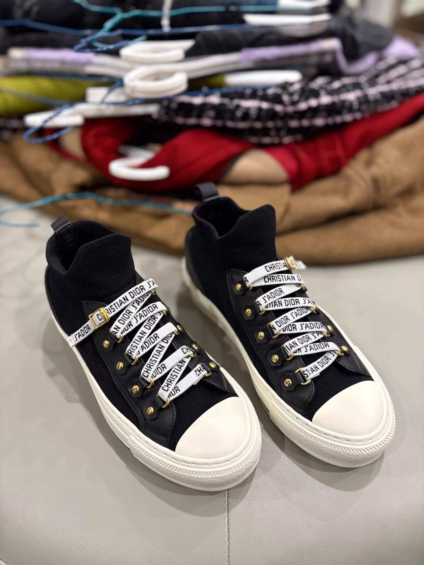 Dior Dior Full Logo Lace-Up Low-Top Sneaker 99 New 36 Size US 5.5 / IT 35.5 - 1 Thumbnail