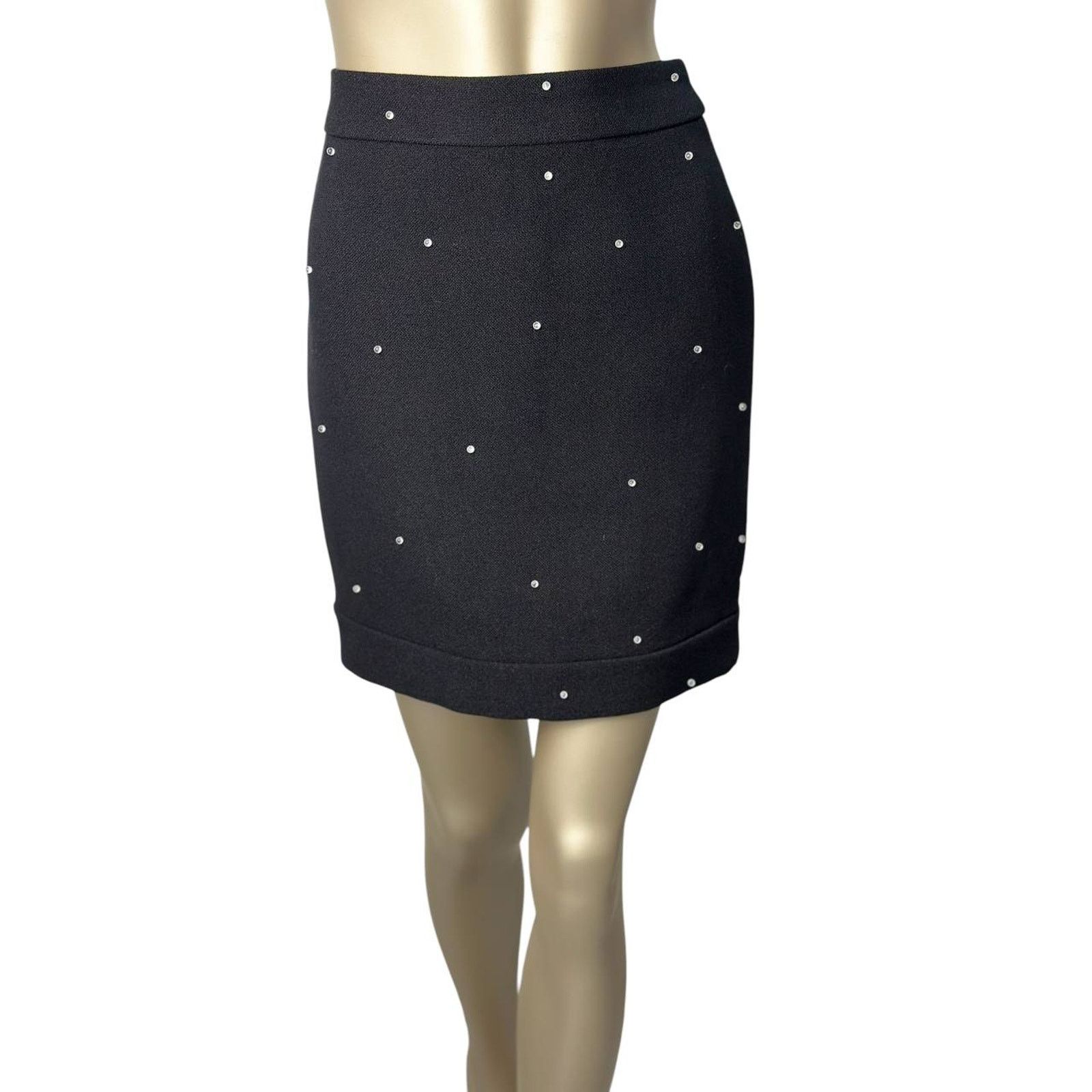 Chanel Chanel Mini Crystal Embellishment Skirt Sz.38 Size 27" / US 4 / IT 40 - 1 Thumbnail
