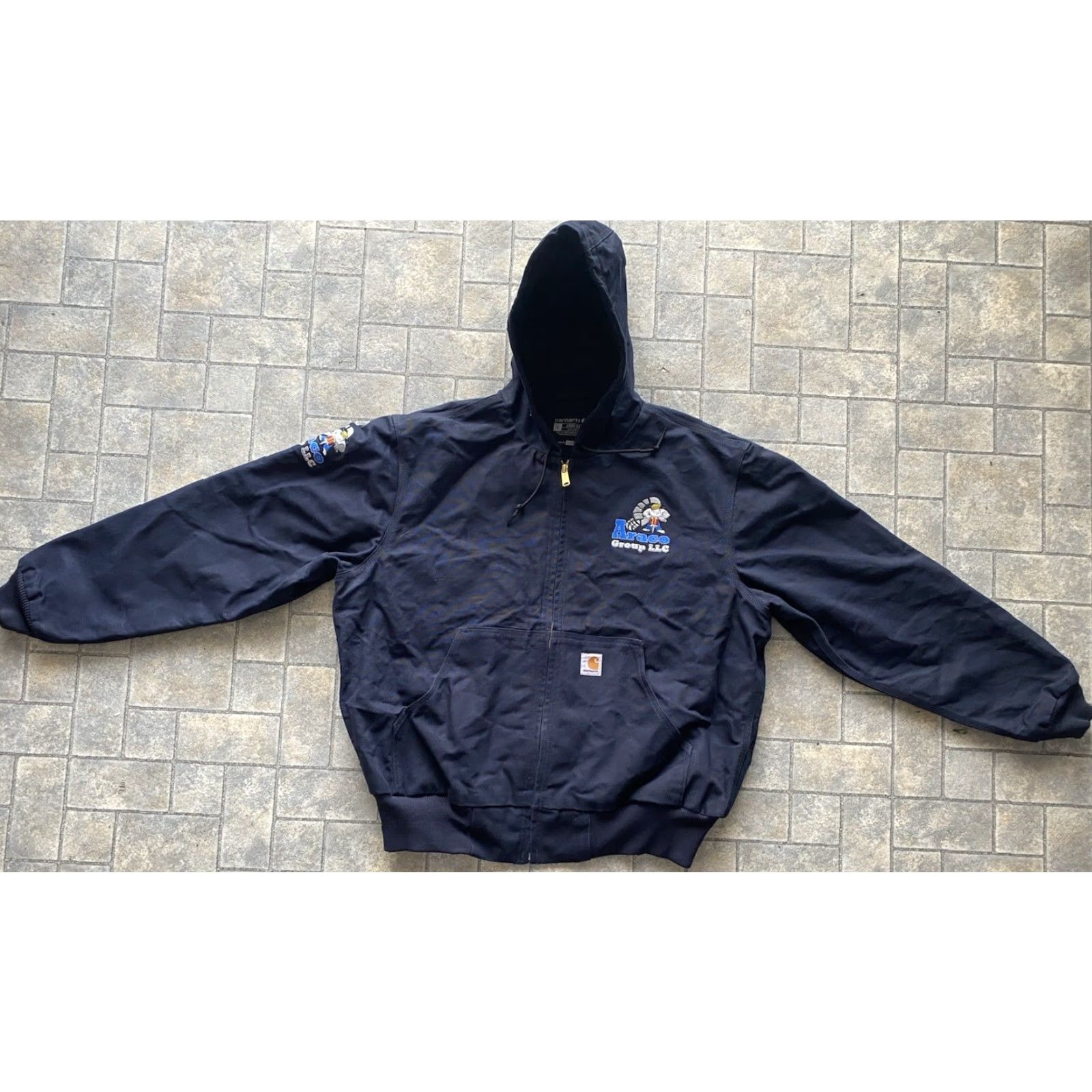 Carhartt Carhartt Jacket Coat Blue Men’s L 104868 Embroidery Coat Jacket Embroidery Mens Blue Carhartt 104868 0J0131-M Size US L / EU 52-54 / 3 - 2 Thumbnail