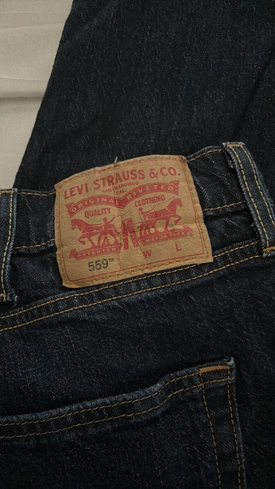 Levi's Big and Tall 559 Levi Jeans Size 50x32 Size US 44 / EU 60 - 3 Thumbnail