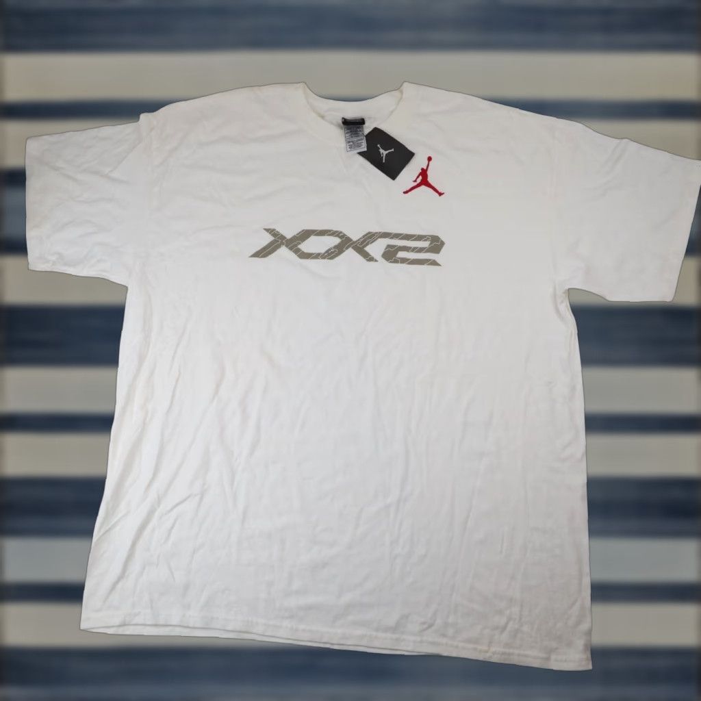 Jordan Brand VINTAGE Nike Air Jordan XX2 Graphic T Shirt Mens XXL White NWT Size US XXL / EU 58 / 5 - 1 Thumbnail