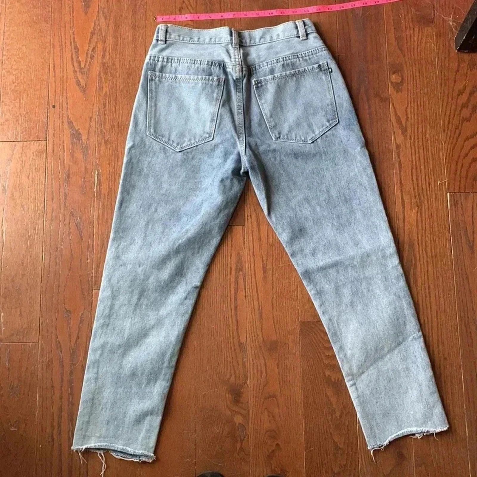 Designer Distressed blue jeans Size 30" / US 8 / IT 44 - 5 Thumbnail
