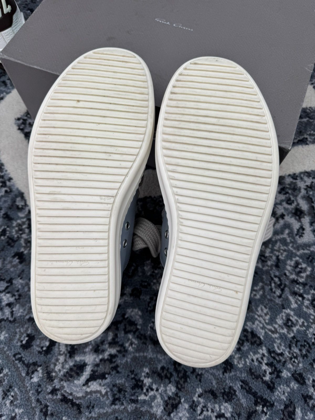 Rick Owens Rick Owens Porterville Jumbo Laced Low 'Pale Blue Milk' Size US 8 / EU 41 - 9 Thumbnail