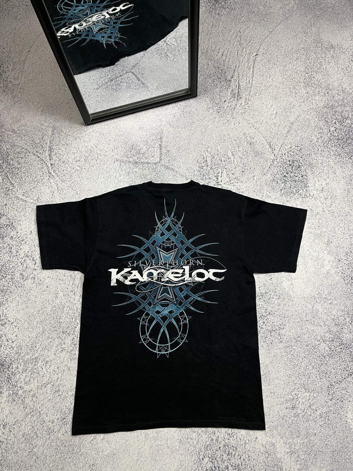Band Tees × Vintage Vintage 00’s Kamelot Silverthorn Rock Band T Shirt Rare Y2k Size US L / EU 52-54 / 3 - 7 Thumbnail