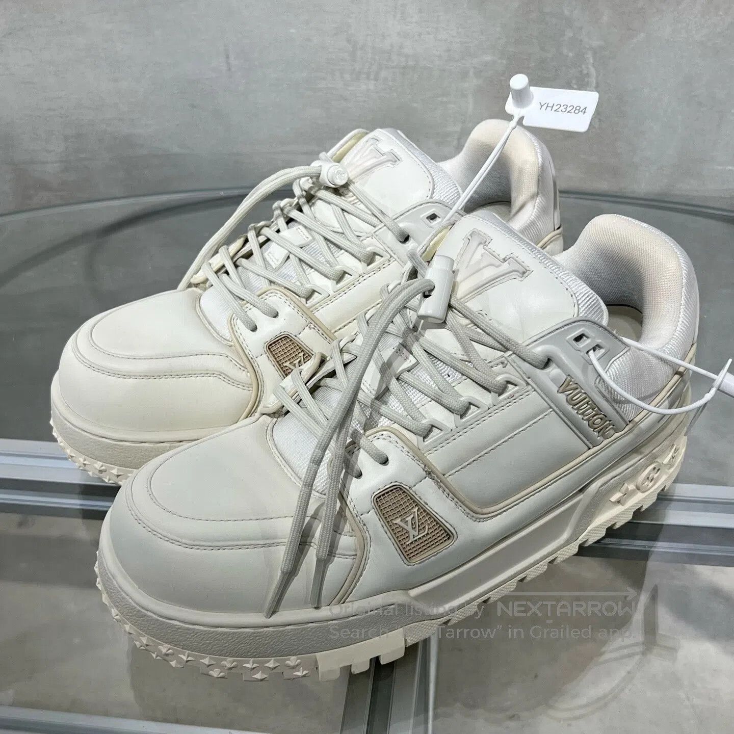 Louis Vuitton Louis Vuitton Trainer White Fat Ding shoes Size US 7 / EU 40 - 1 Thumbnail
