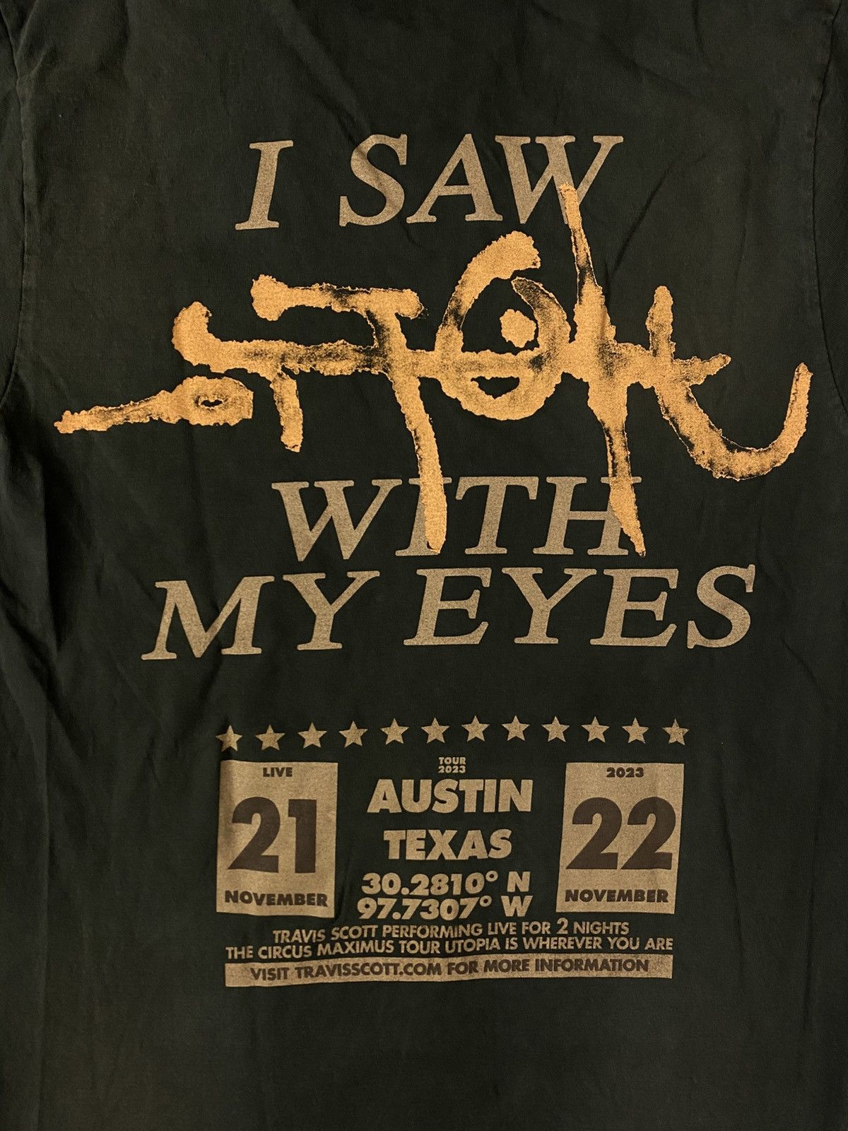 Travis Scott TRAVIS SCOTT UTOPIA TOUR TEE. Size US S / EU 44-46 / 1 - 10 Thumbnail