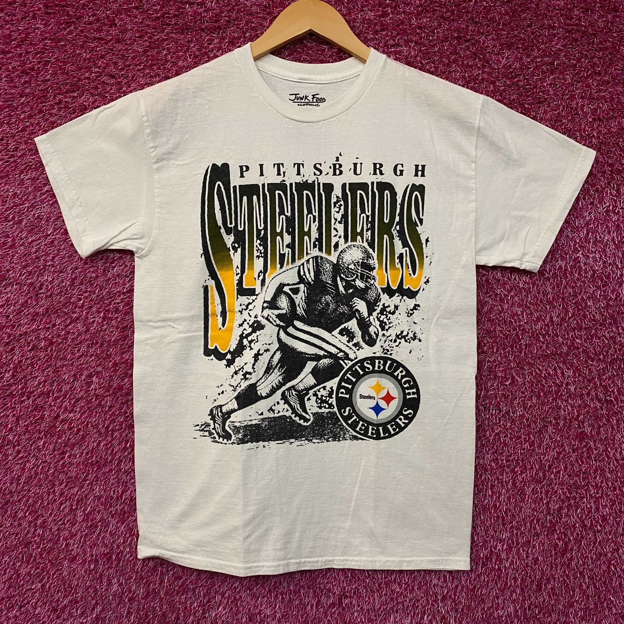 Junk Food Junk Food Clothing NFL Pittsburgh Steelers Rushing Flea Mark Size US S / EU 44-46 / 1 - 1 Thumbnail