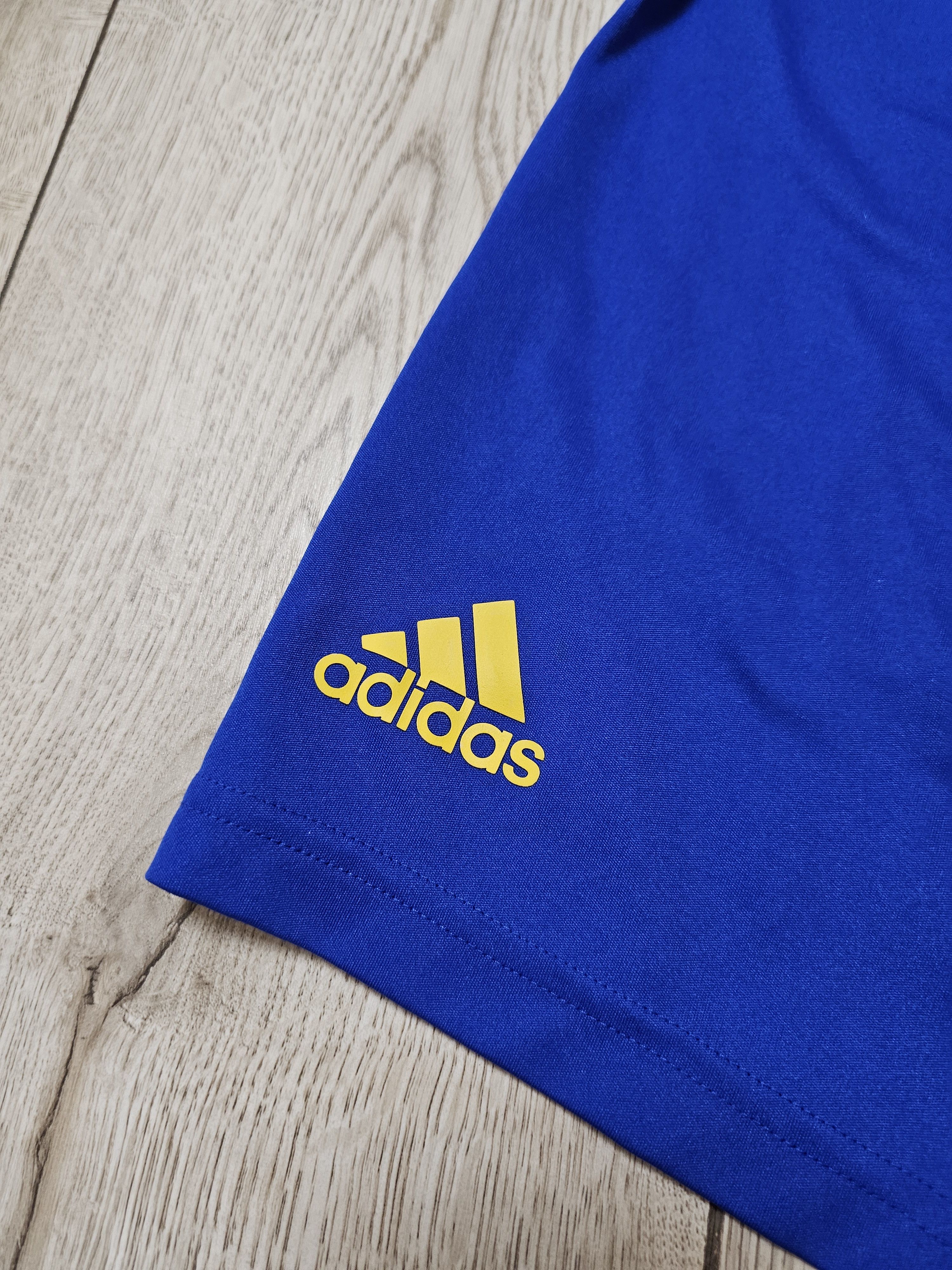 Adidas UKRAINE 2010 2012 AWAY FOOTBALL SHORTS SOCCER SHORTS Size US 34 / EU 50 - 5 Thumbnail