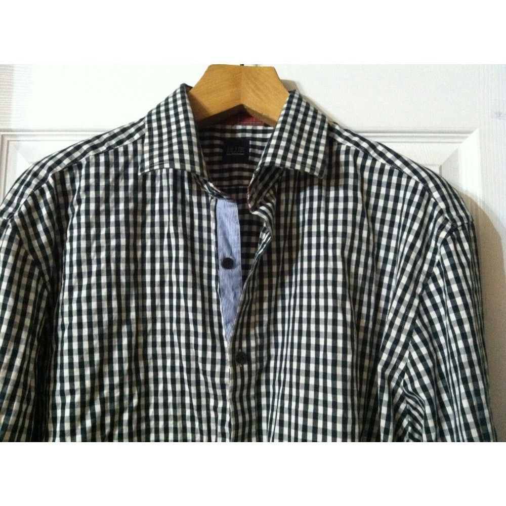 Saks Fifth Avenue SAKS FIFTH AVENUE MENS DK GREEN 100%COTTON CASUAL SHIRT XXL Size US XXL / EU 58 / 5 - 1 Thumbnail