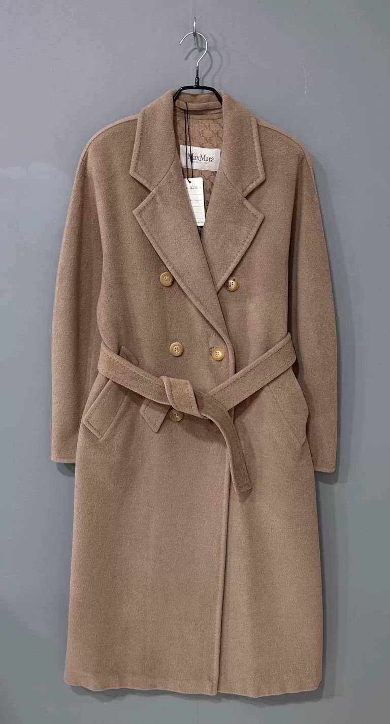 Max Mara maxmara classic double-breasted coat Size US L / EU 52-54 / 3 - 1 Thumbnail