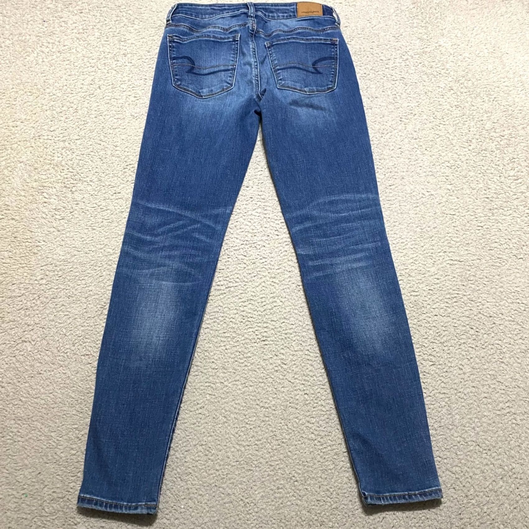 American Eagle Outfitters American Eagle Outfitters Jeans Womens 2 Blue Medium Wash High Rise Jegging Slim Stretch Regular Size 26" / US 2 / IT 38 - 2 Thumbnail