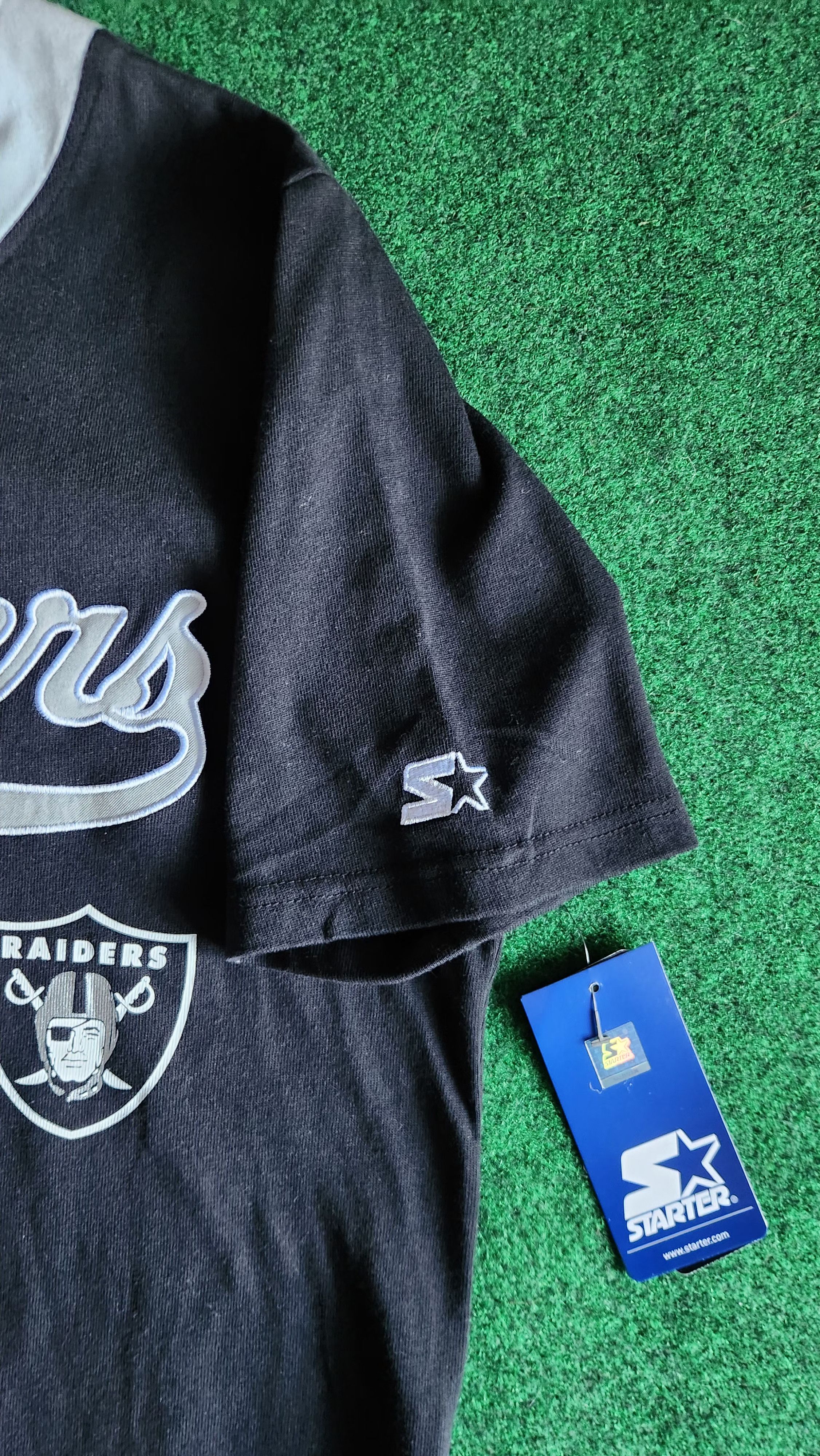 Starter × Vintage Los Angeles Raiders Baseball Starter Jersey Size Large Size US L / EU 52-54 / 3 - 5 Thumbnail