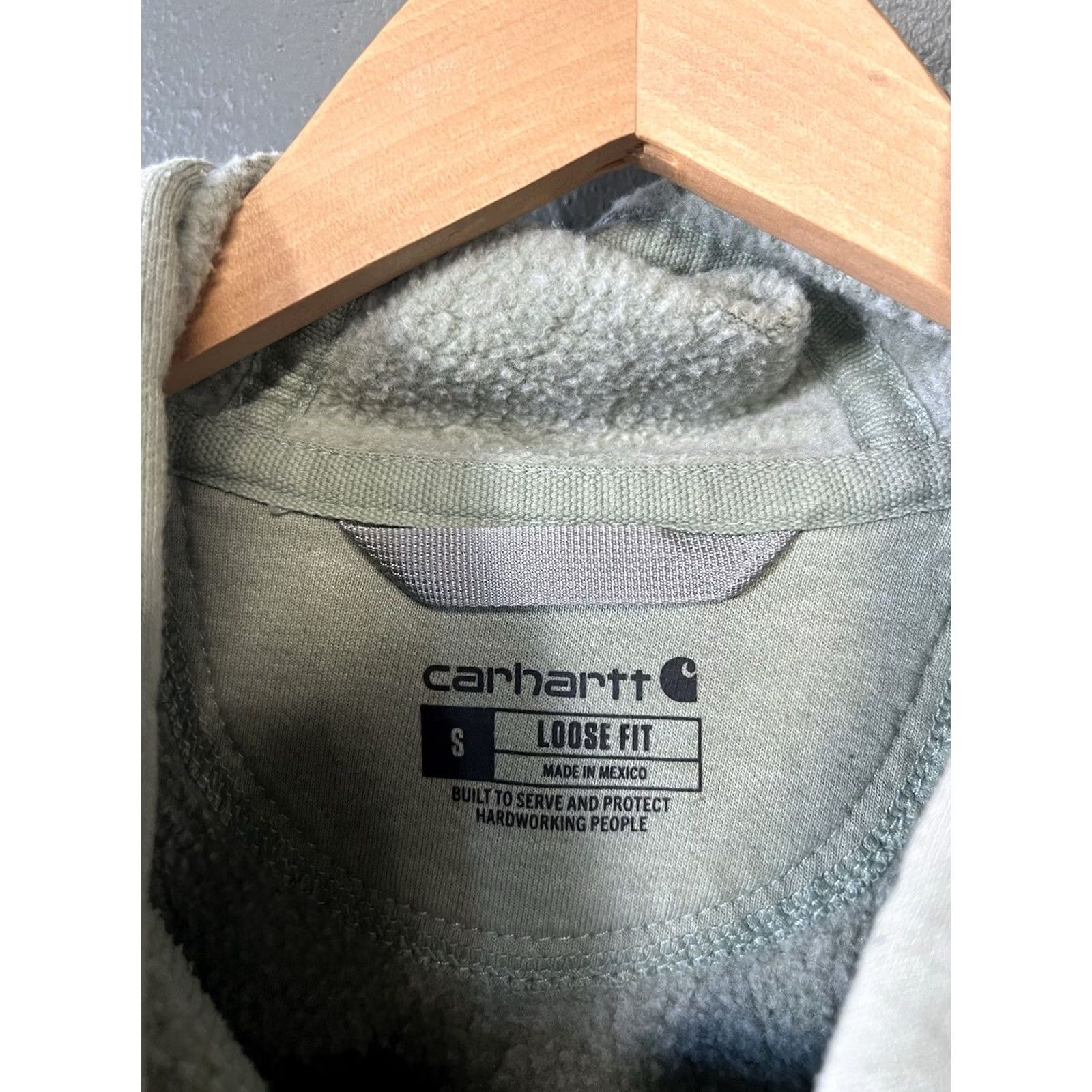Carhartt Carhartt Pullover Hooded Sweatshirt Green Loose Fit Mens Size Small Size US S / EU 44-46 / 1 - 3 Thumbnail