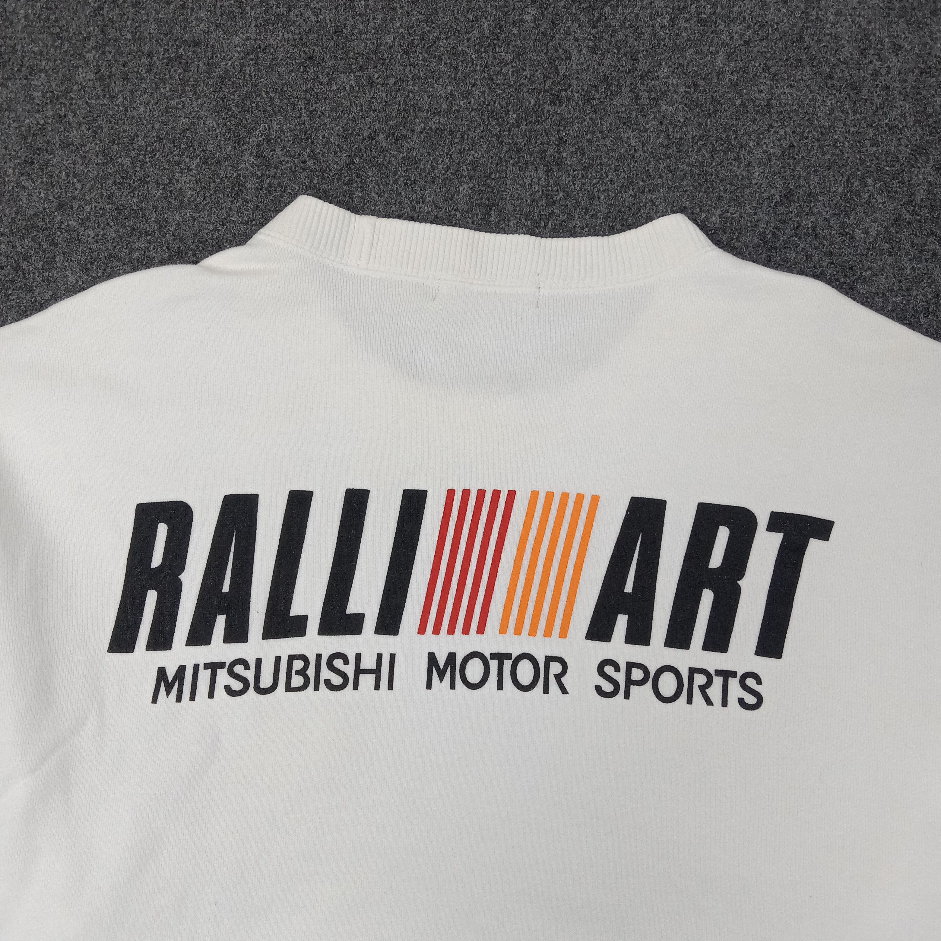 Japanese Brand Ralli Art Mitsubishi Motorsports Racing Sweatshirt C240N17 Size US L / EU 52-54 / 3 - 2 Thumbnail
