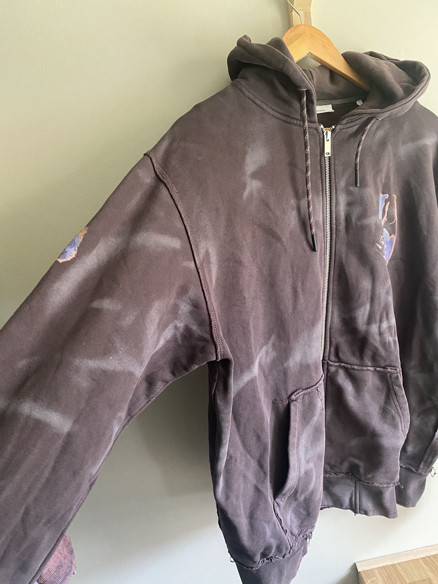 Acne Studios $340 - Hades Floral Zip - Dark Coffee Size US M / EU 48-50 / 2 - 17 Thumbnail