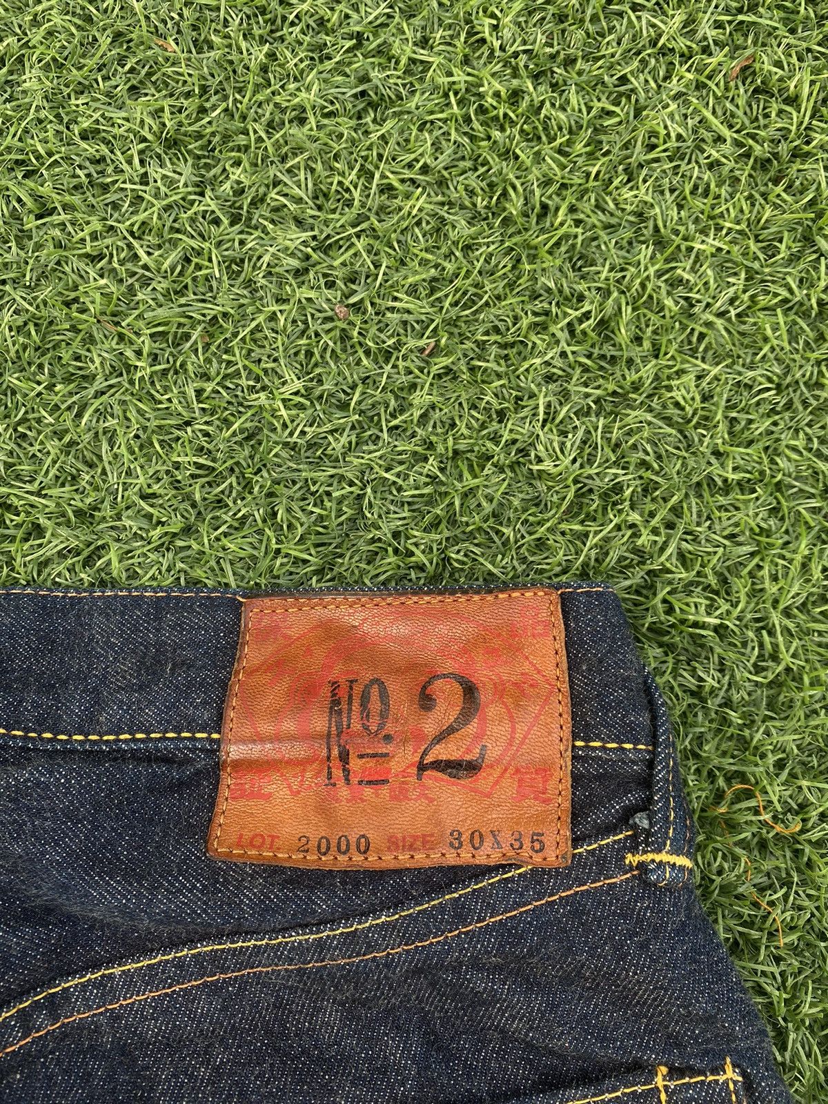 Evisu VINTAGE EVISU JEANS NO.2 PINK SEA GULLS JAPAN SELVEDGE Size US 30 / EU 46 - 4 Thumbnail