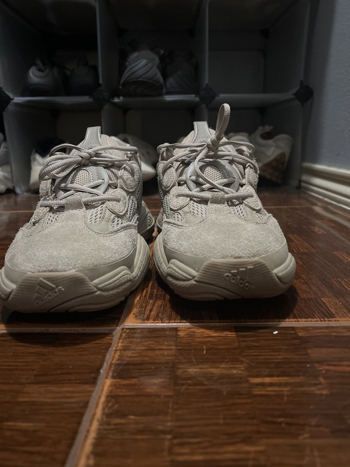 image of Adidas x Kanye West Yeezy 500 Taupe Light Shoes in Beige, Men's (Size 12)