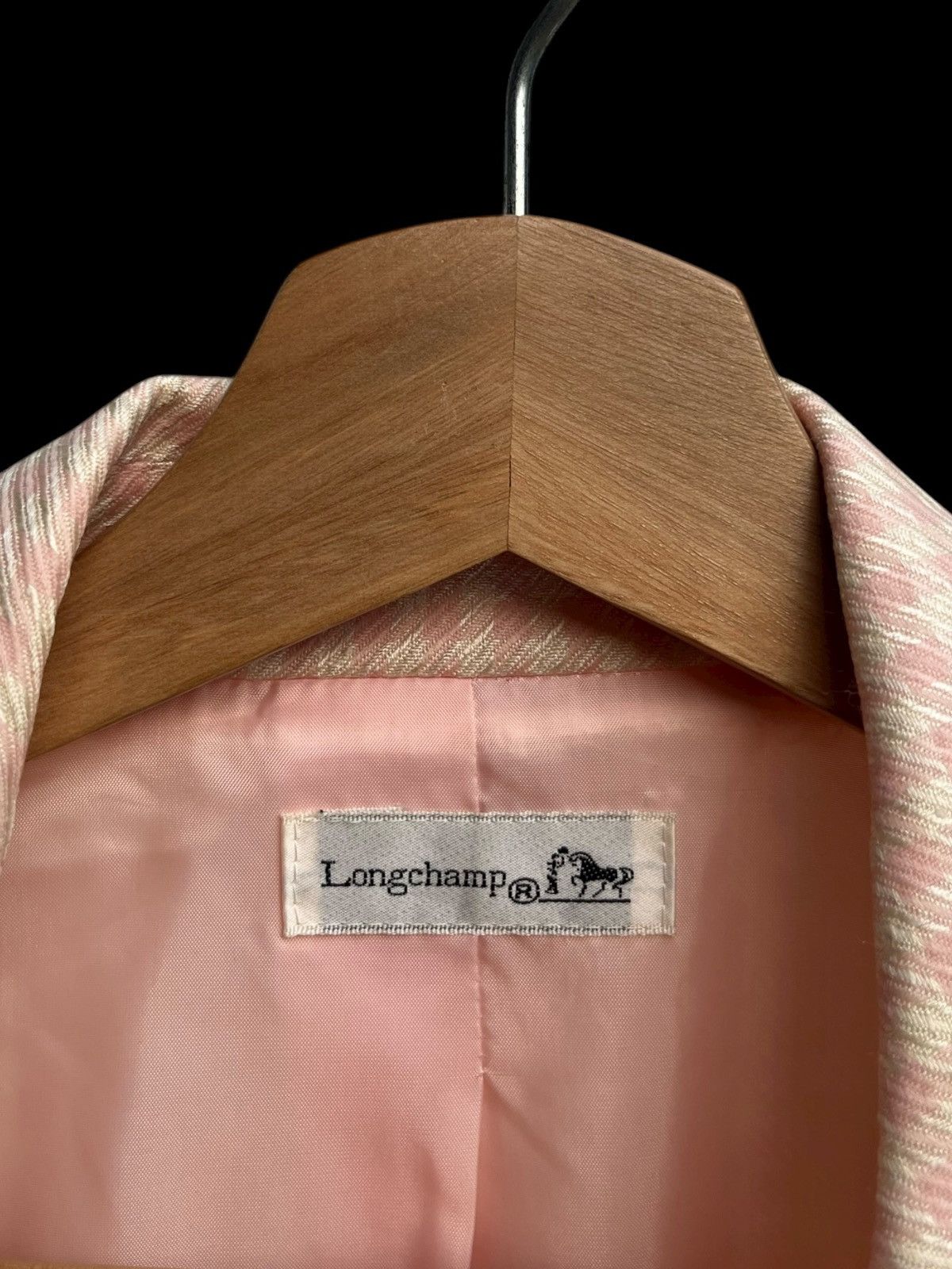 Longchamp Vintage Longchamp Gingham Wool Blend Jacket Size S / US 4 / IT 40 - 7 Thumbnail