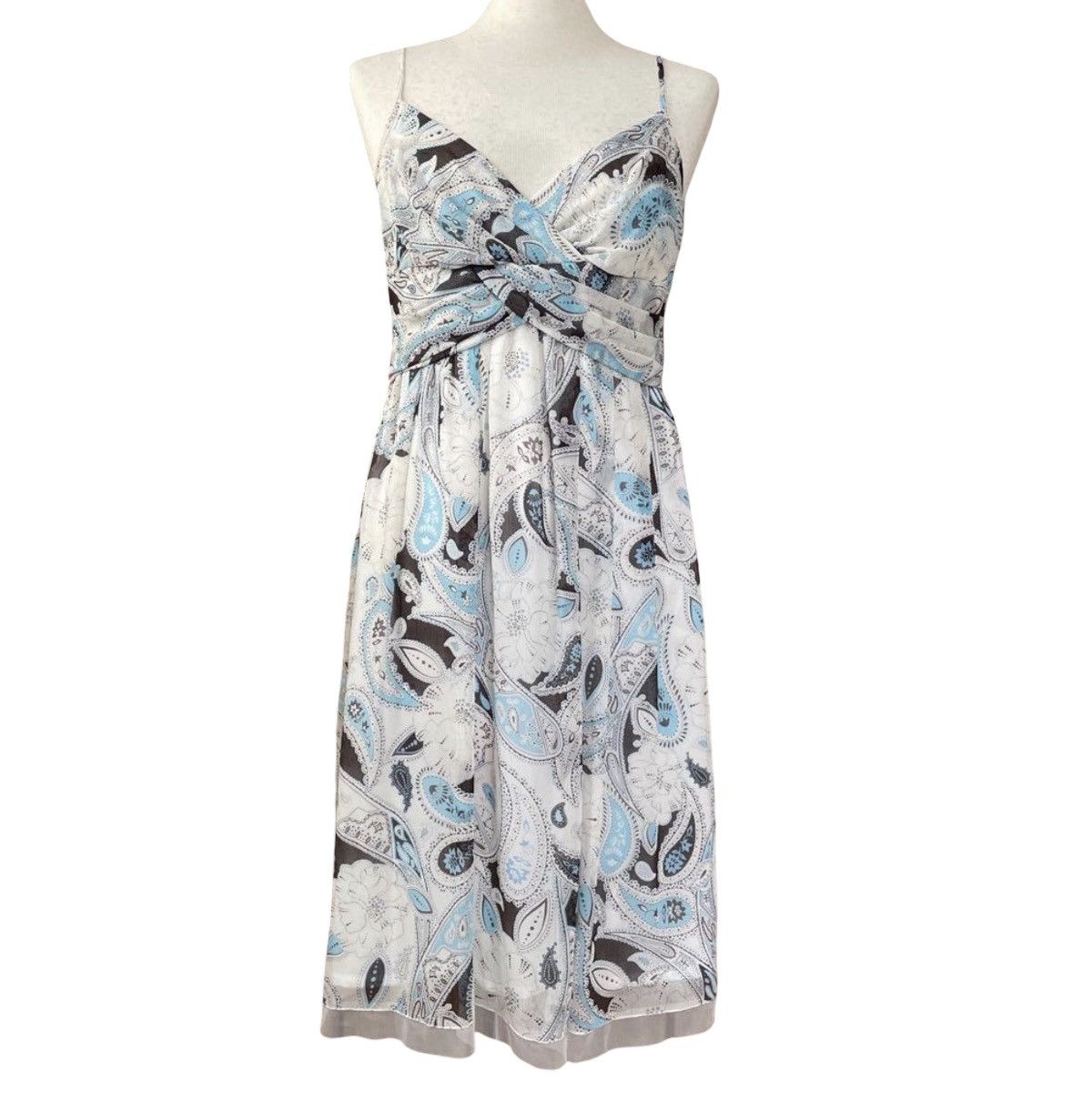 Michel Klein MICHEL KLEIN Archival Paisley Chiffon Cami Dress - Made In 🇯🇵 Size M / US 6-8 / IT 42-44 - 3 Thumbnail