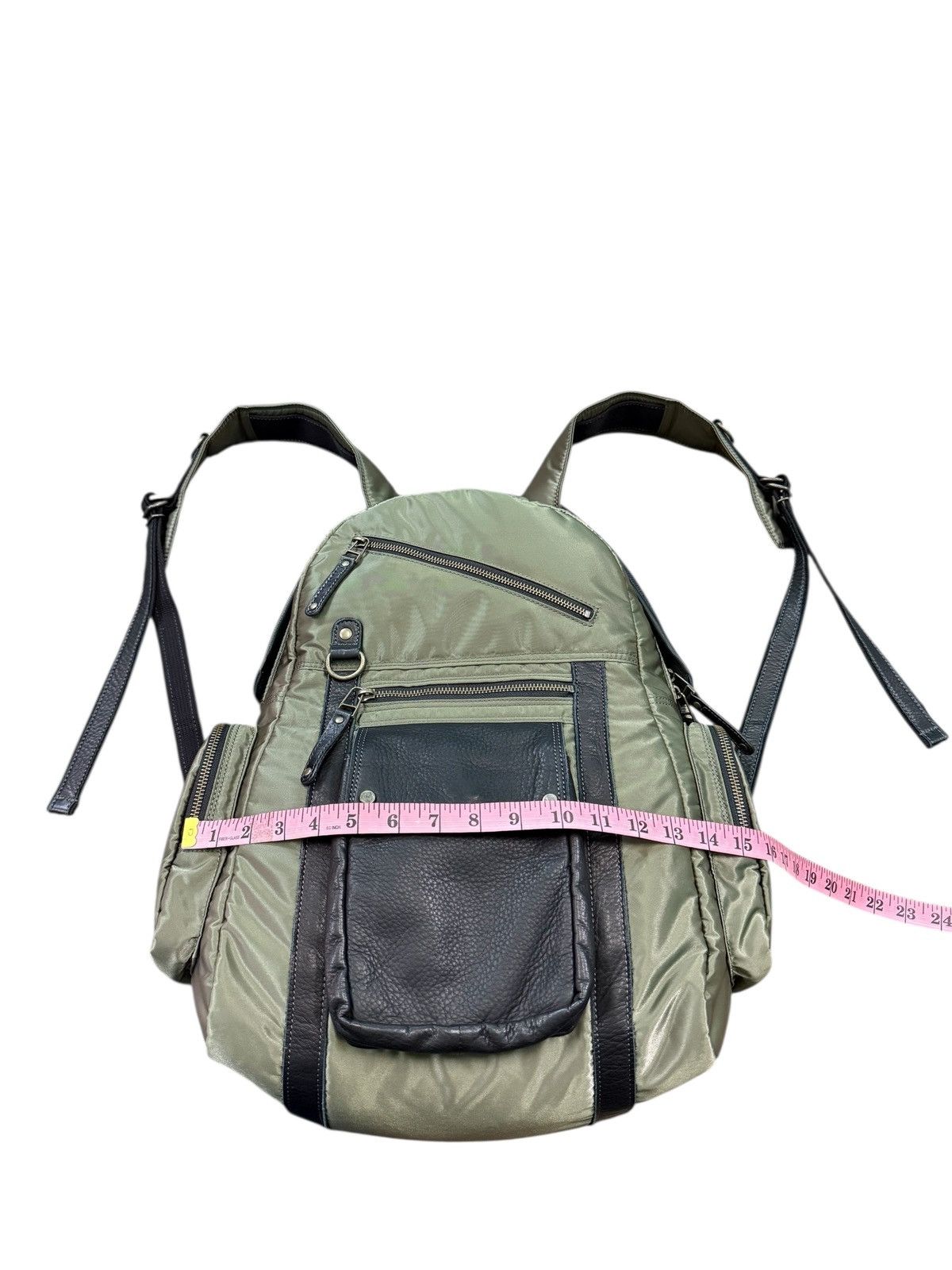 Japanese Brand RARE JYO ARVINISTA NYLON LEATHER BACKPACK Size ONE SIZE - 12 Thumbnail