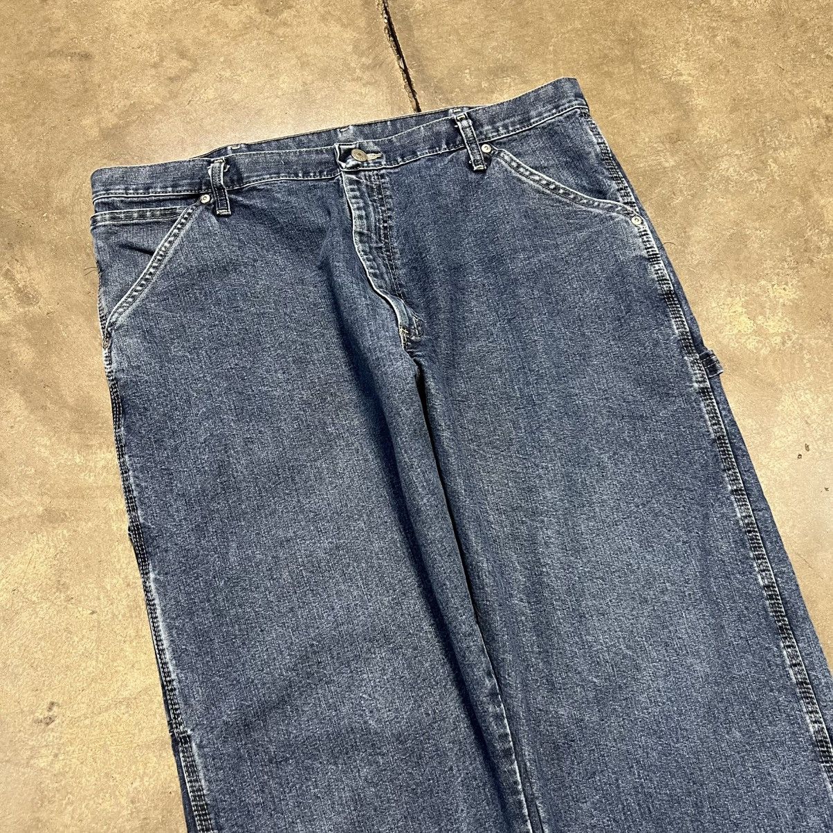 Vintage × Wrangler Vintage Wrangler Carpenter Workwear Jeans Baggy Faded Skater Size US 38 / EU 54 - 6 Thumbnail