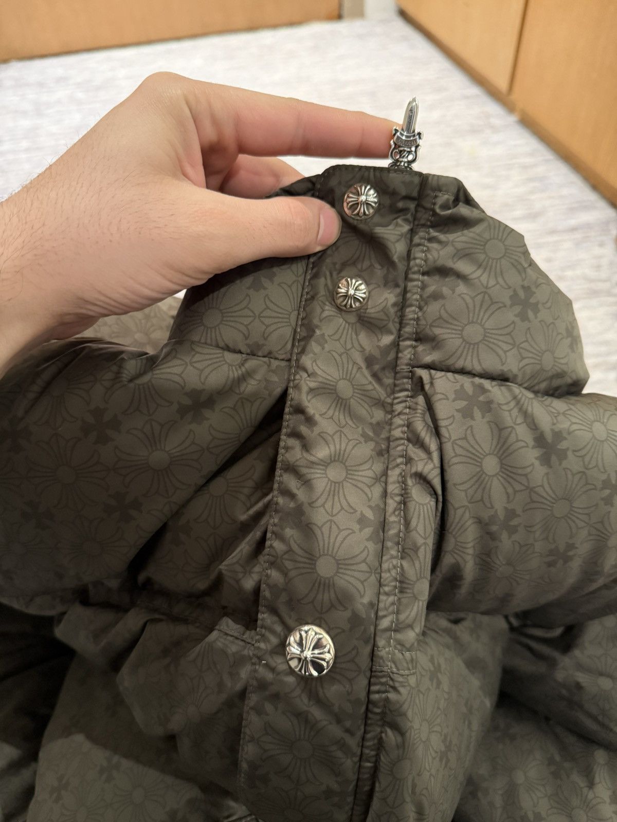 Chrome Hearts Chrome Hearts olive jacket green large Size US L / EU 52-54 / 3 - 8 Thumbnail