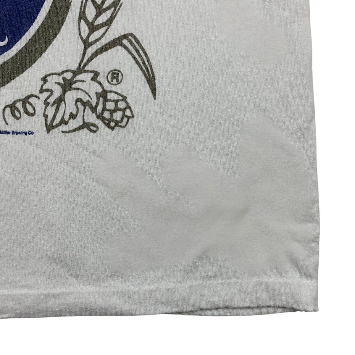 Japanese Brand × Vintage Vintage MILLER LITE beer big print tee Size US L / EU 52-54 / 3 - 8 Thumbnail
