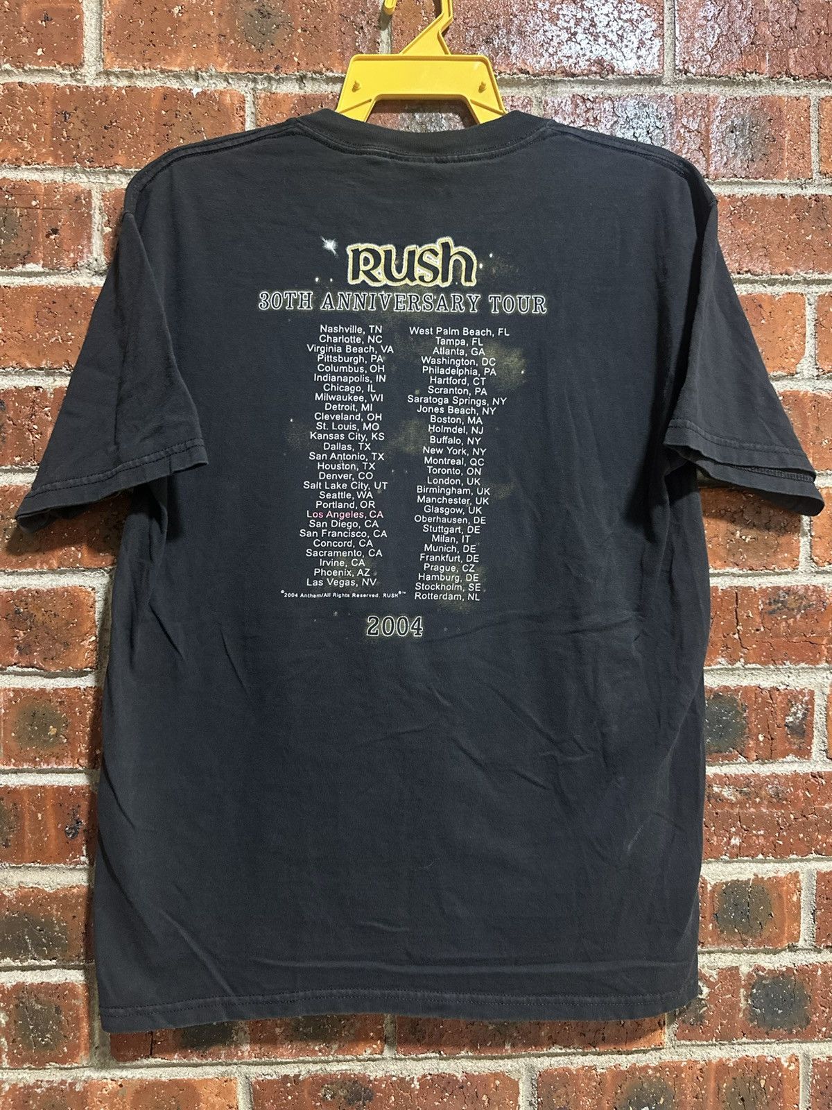 Band Tees Vintage Rush 30th Anniversary Tour Tee Size US M / EU 48-50 / 2 - 6 Thumbnail