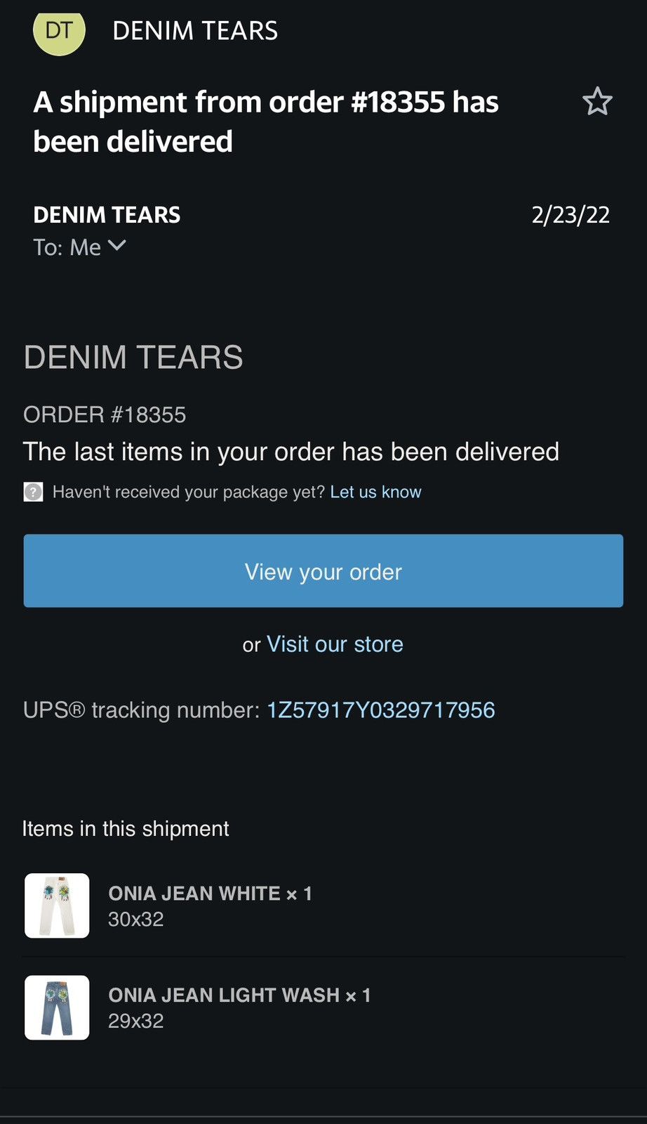 DENIM TEARS Denim Tears Onia Jean Size US 30 / EU 46 - 11 Thumbnail