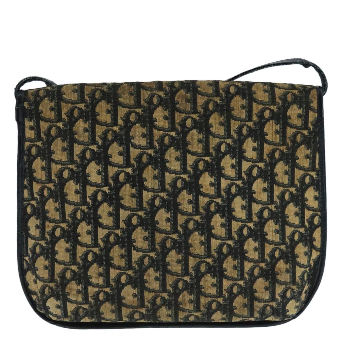 Dior DIOR Trotter Canvas Shoulder Bag Navy Size ONE SIZE - 3 Thumbnail