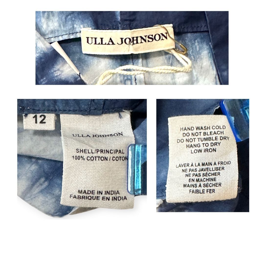 Ulla Johnson Ulla Johnson Paloma Short, Size 12, Indigo Tie Dye, New with Size 34" / US 12 / IT 48 - 3 Thumbnail