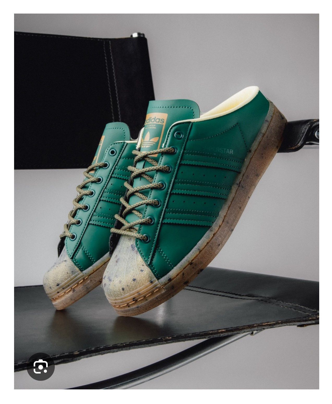 Adidas  Streetwear Rare Adidas Originals Superstar "Plant and Grow" Mule  Shoes | Grailed