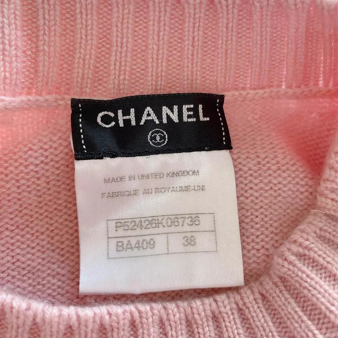 Chanel Chanel pink bag clasp knit top 38 Size S / US 4 / IT 40 - 6 Thumbnail