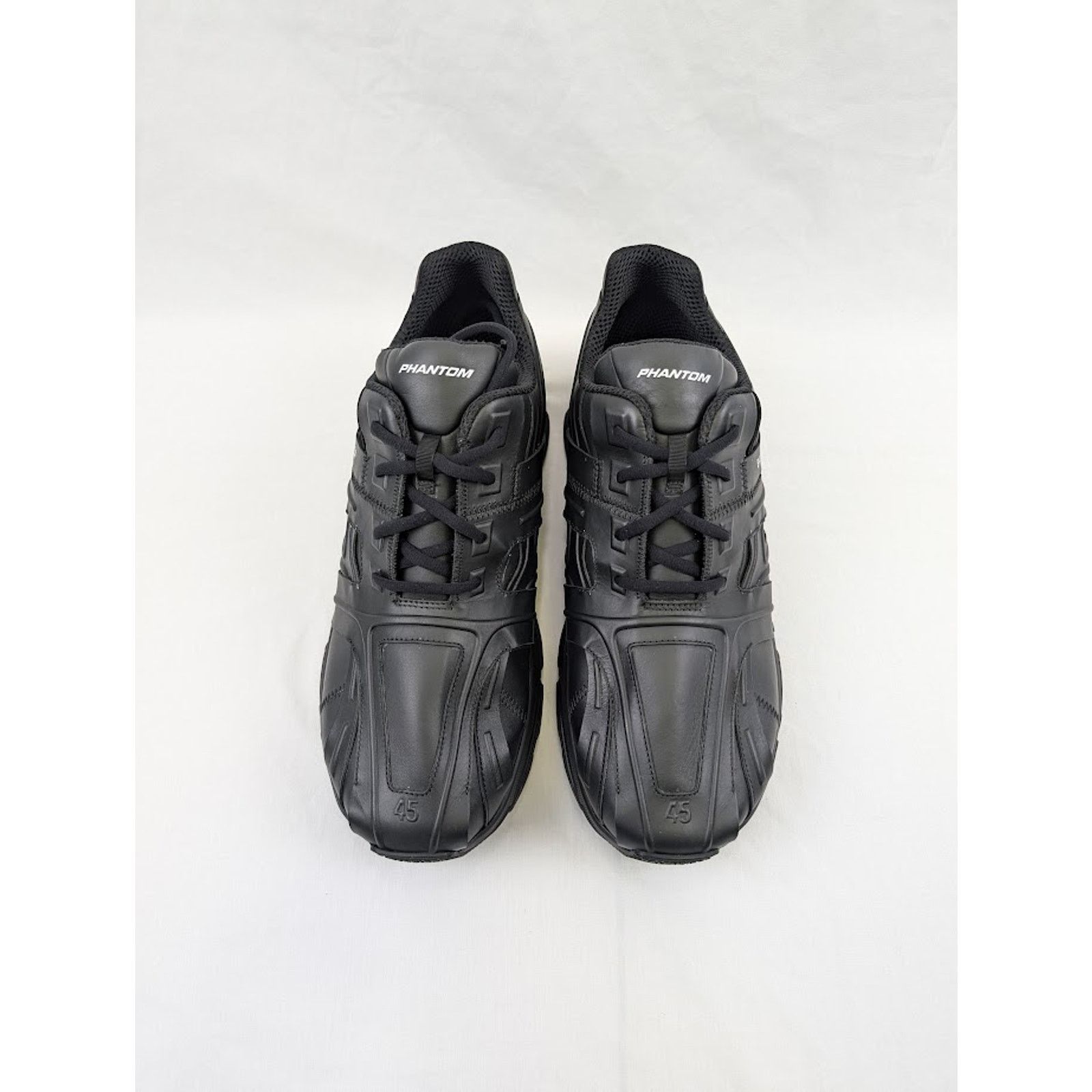 Balenciaga o1rshd1 Nappa Silk Phantom Sneakers in Black Size US 11 / EU 44 - 15 Thumbnail