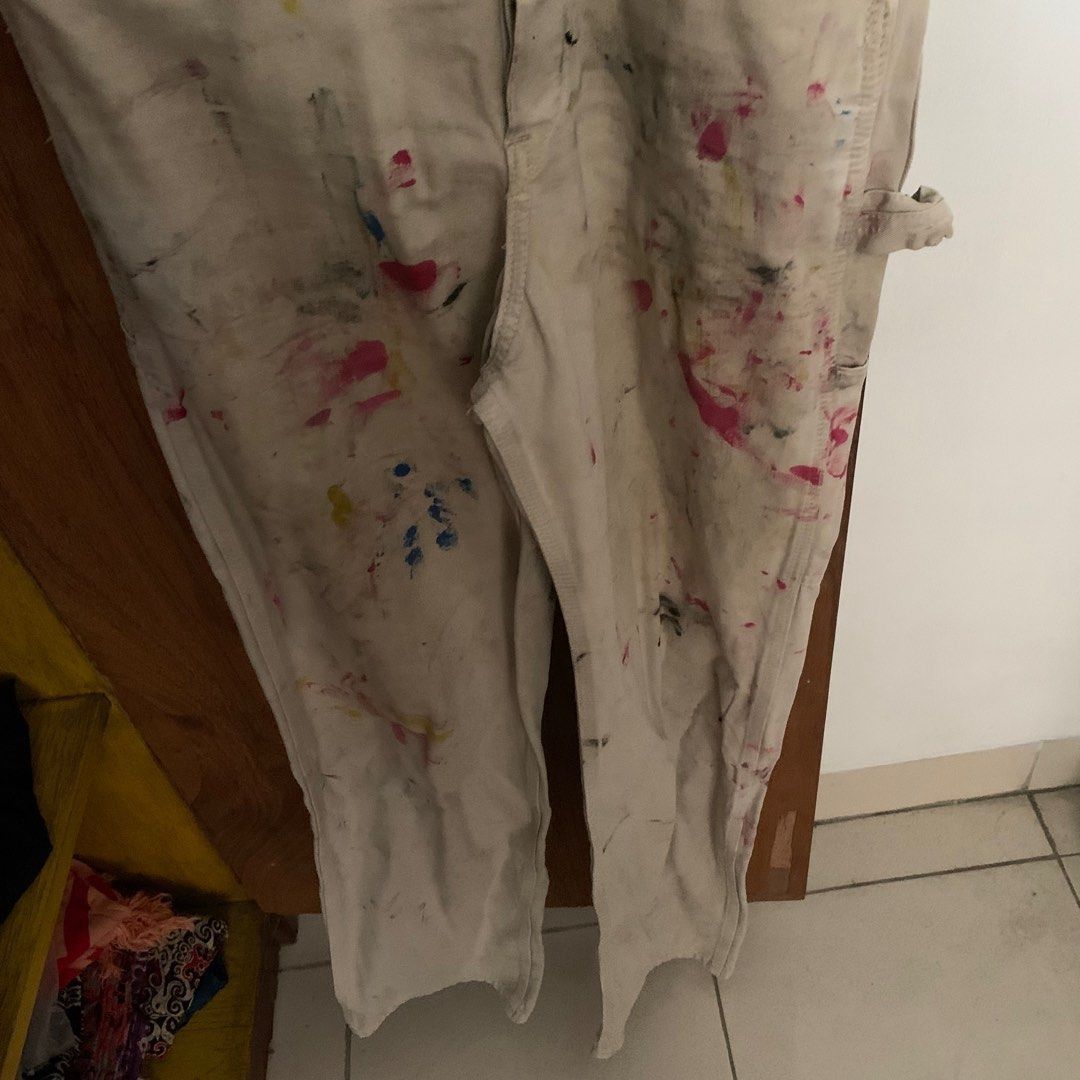 Carhartt Carharrt overall with Stain paint Size US 29 - 2 Thumbnail