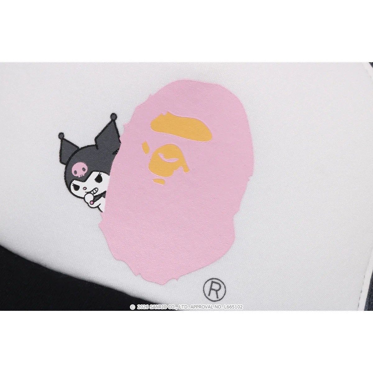 Bape A BATHING APE Sanrio Kuromi Hello Kitty ABC CAMO MESH CAP Size ONE SIZE - 5 Thumbnail