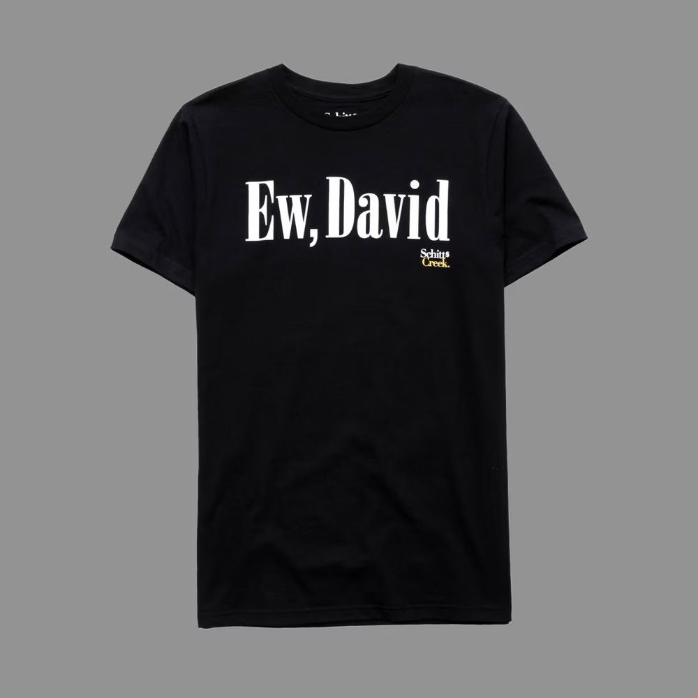 Vintage Schitt's Creek Ew, David T-Shirt Medium, Pop Culture Tees, Black, Womens, M Size M / US 6-8 / IT 42-44 - 1 Thumbnail